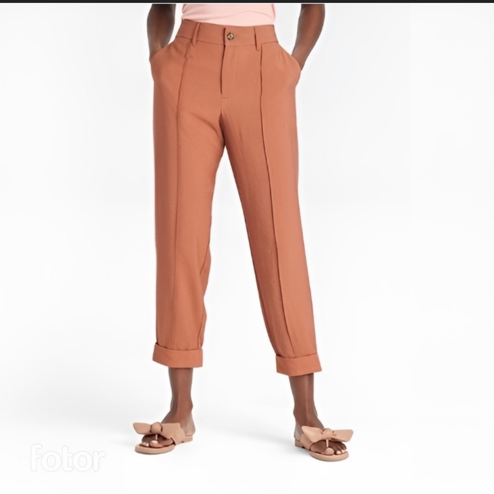 Stylish light brown/orange Pants size 8